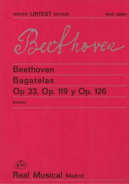BAGATELLEN OPUS 33 119 126 PIANO