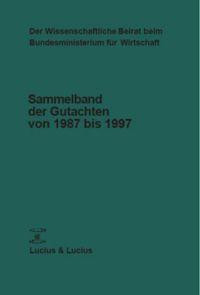 Sammelband der Gutachten von 1987 bis 1997
