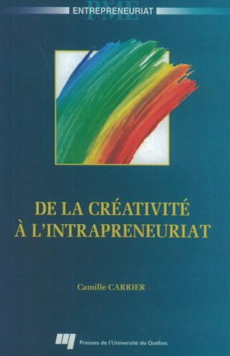 DE LA CREATIVITE A L'INTRAPRENEURIAT