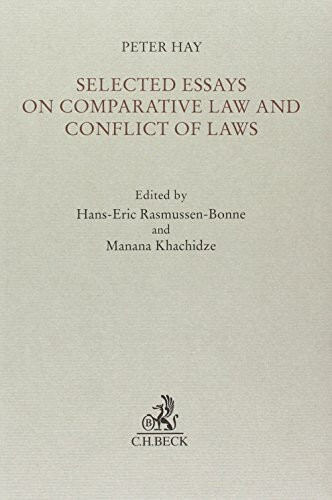 Selected Essays on Comparative Law and Conflict of Laws (Festschriften, Festgaben, Gedächtnisschriften)
