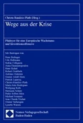 Wege aus der Krise: Plädoyer für eine Europäische Wachstums- und Investitionsoffensive