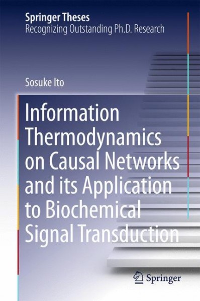 Information thermodynamics on causal networks and its application to biochemical signal transduction