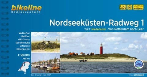 Bikeline Radtourenbuch Nordseeküsten-Radweg 01: Rotterdam - Leer