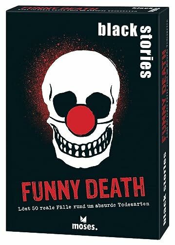 Moses. Black Stories Funny Death Edition | 50 rabenschwarze Rätsel | Das Krimi Kartenspiel