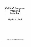 Critical Essays on Vladimir Nabokov (Critical Essays on American Literature)