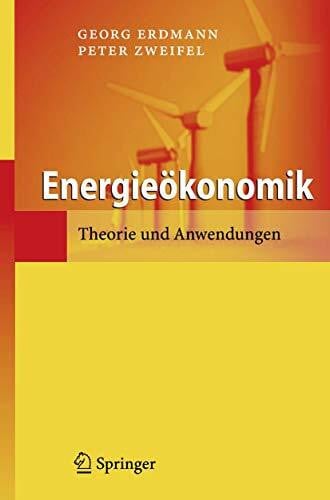 Energieökonomik: Theorie und Anwendungen (German Edition)
