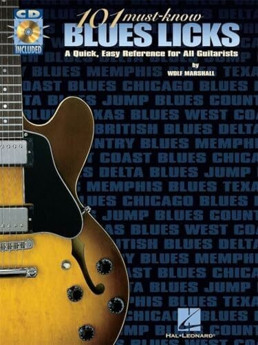 101 Must-Know Blues Licks Tab: A Quick, Easy Reference for All Guitarists (Tab Book)