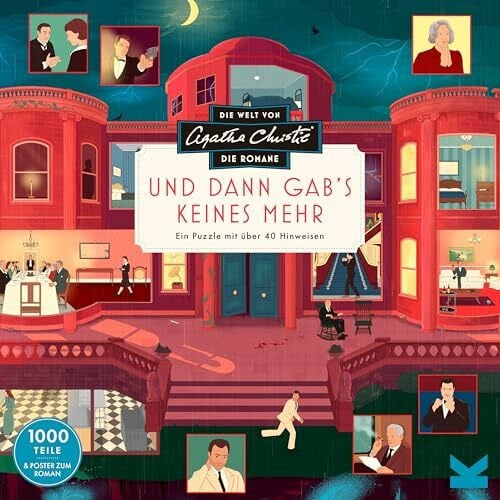 Laurence King Die Welt von Agatha Christie: Und dann gab's keines mehr. EIN 1000-Teile-Puzzle, Yellow