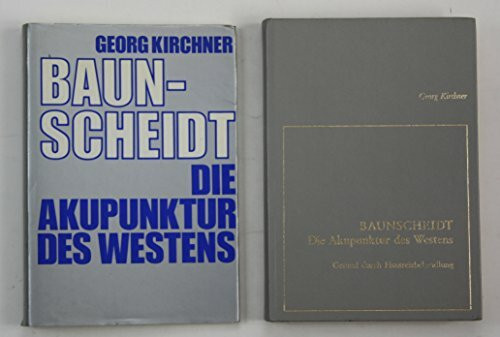 Baunscheidt - die Akupunktur des Westens. Gesund durch Hautreizbehandlung