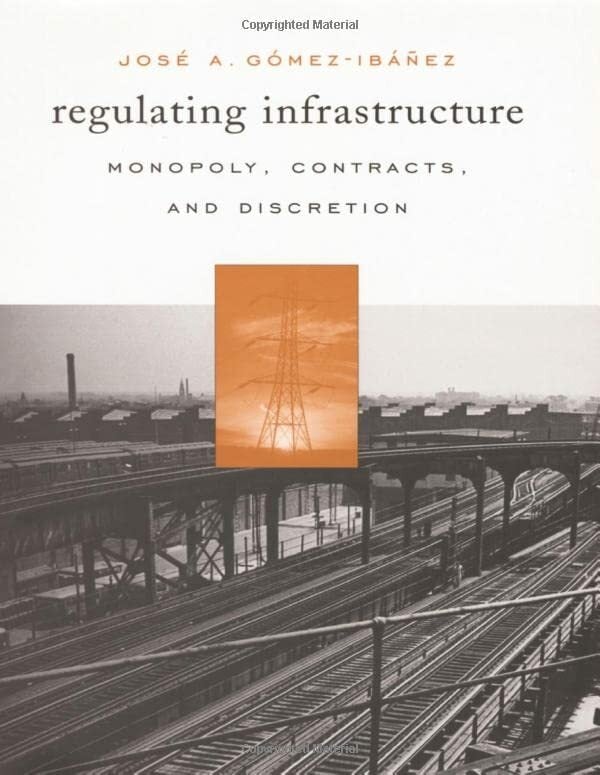 Regulating Infrastructure: Monopoly, Contracts, and Discretion Regulating Infrastructure: Monopoly, Contracts, and Discretion