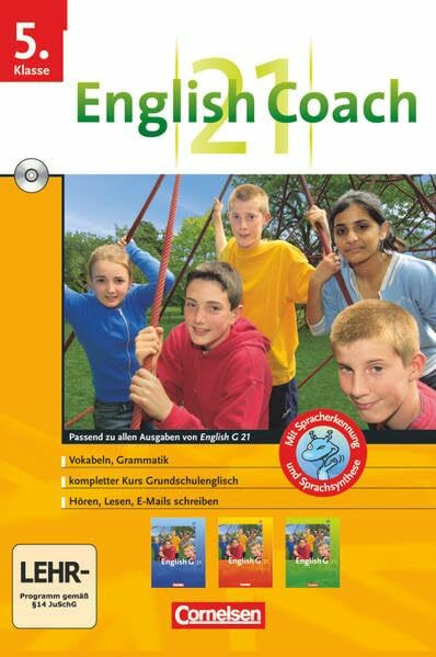 English G 21 - Lernsoftware - English Coach 21 (zu allen Ausgaben) - Version für zu Hause: Band 1: 5. Schuljahr - CD-ROM: English Coach 21 - CD-ROM ... allen Ausgaben) - Lernsoftware für zu Hause)