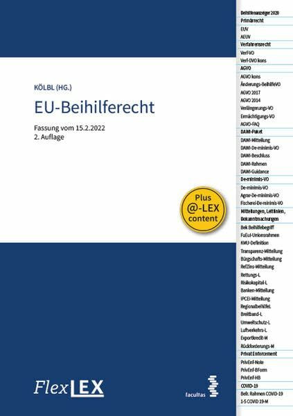 FlexLex EU-Beihilferecht: Fassung vom 15.2.2022