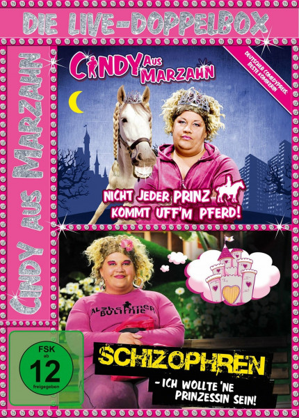Cindy aus Marzahn - Schizophren: Ich wollte 'ne Prinzessin sein!/Nicht jeder Prinz kommt uff'm Pferd! - Die Live-Doppelbox [2 DVDs]