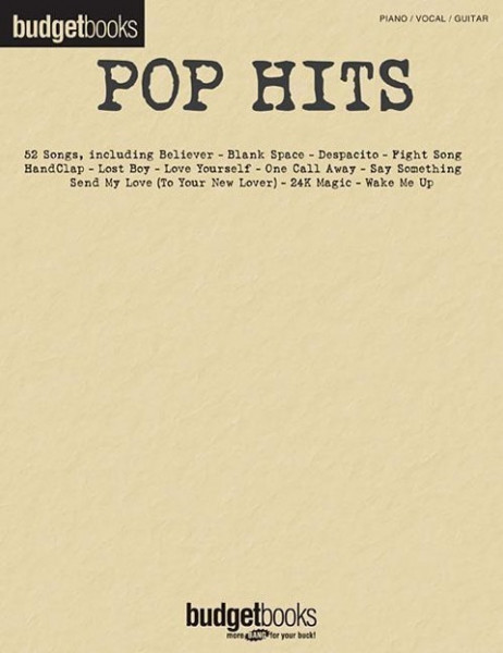 Pop Hits: Budget Books