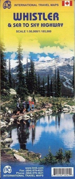 Whistler / Sea To Sky Highway 1 : 50 000 / 1 : 185 000
