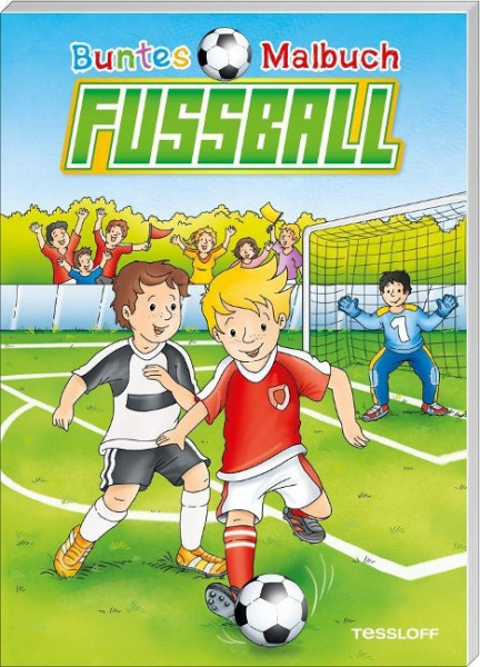 Buntes Malbuch Fußball. Ab 5 Jahren