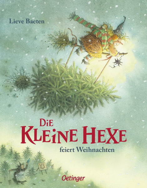 Die kleine Hexe feiert Weihnachten. Pappbilderbuch
