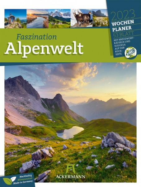 Faszination Alpenwelt - Wochenplaner Kalender 2023