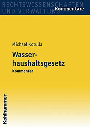 Wasserhaushaltsgesetz: Kommentar