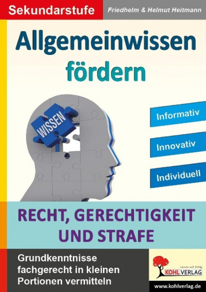 Allgemeinwissen fördern Recht, Gerechtigkeit & Strafe