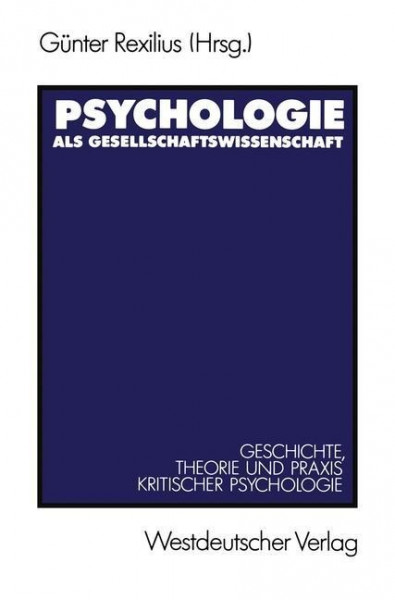 Psychologie als Gesellschaftswissenschaft