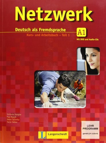 Netzwerk A1 in Teilbänden - Kurs- und Arbeitsbuch, Teil 1 mit 2 Audio-CDs und DVD: Deutsch als Fremdsprache: Kurs- Und Arbeitsbuch A1 - Teil 1 MIT 2 Audio-Cds Und DVD (Texto)