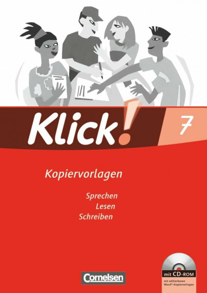 Klick! Deutsch|NULL|Ausgabe 2007|7. Schuljahr|Sprechen, Lesen, Schreiben|NULL|Kopiervorlagen mit CD-ROM|NULL