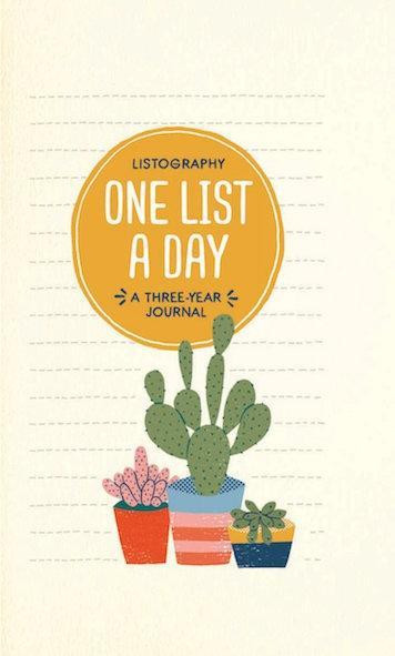 Listography: One List a Day: A Three-Year Journal (List Journal, Book of Lists, Guided Journal)