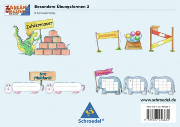 Zahlenwerkstatt - Welt der Zahl. Welt der Zahl: Zahlenwerkstatt - Welt der Zahl: Foliierte Karten: Übungsformen zur Differenzierung 2