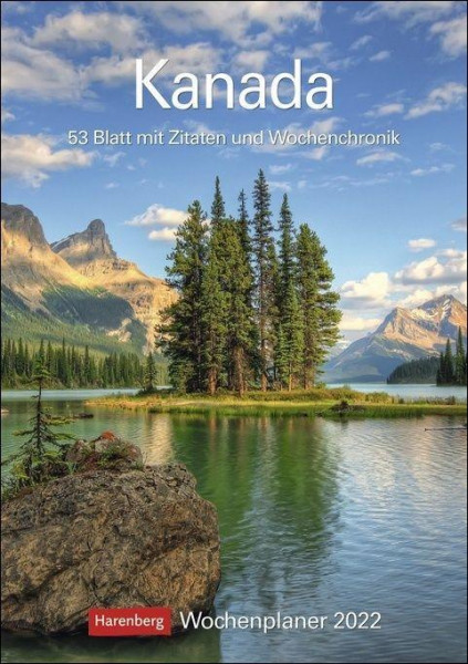 Kanada 2022 Wochenplaner