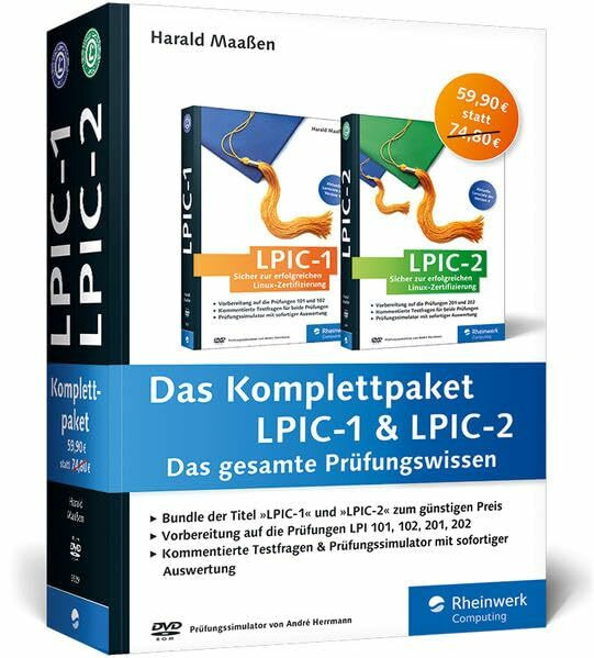 Das Komplettpaket LPIC-1 & LPIC-2: Das gesamte Prüfungswissen