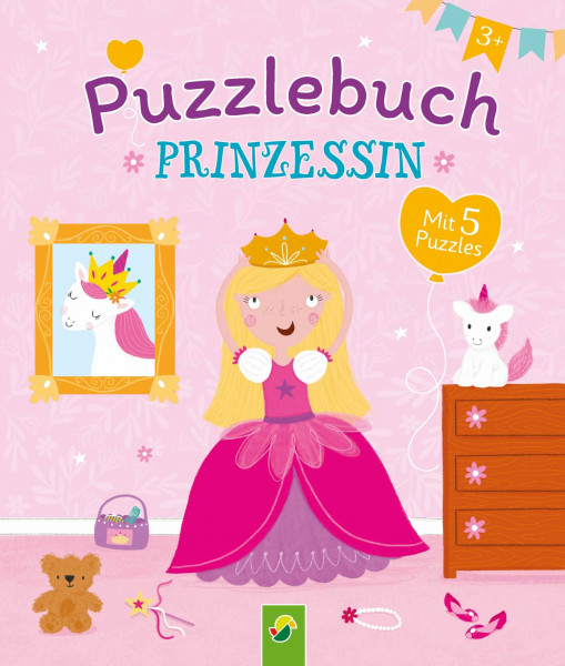 Puzzlebuch Prinzessin: Mit 5 Puzzles