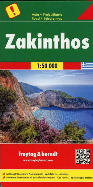 Zakinthos, Autokarte 1:50.000