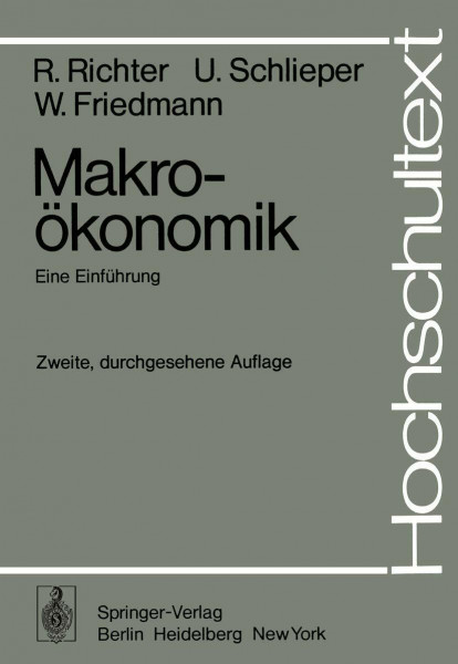 Makroökonomik: Eine Einführung (Hochschultexte / Universitexts)