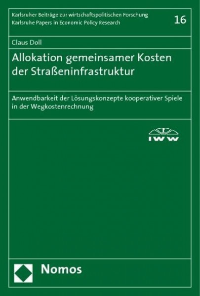 Allokation gemeinsamer Kosten der Straßeninfrastruktur