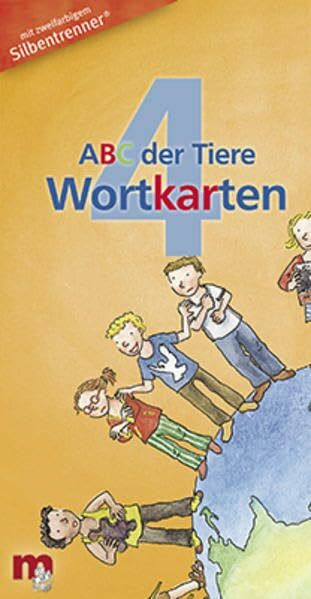ABC der Tiere 4 – Wortkarten in 5-Fächer-Lernbox: Eine Wörterkartei zum Üben, Klasse 4