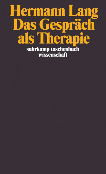 Das Gespräch als Therapie (suhrkamp taschenbuch wissenschaft)
