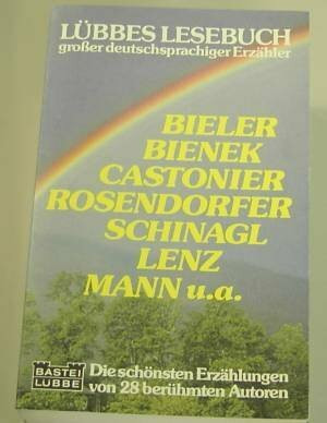 Lübbes Lesebuch großer deutschsprachiger Erzähler.