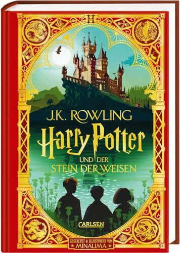 Harry Potter und der Stein der Weisen (Papierkunst-Edition mit 3D-Aufklapp-Elementen 1): Farbig illustrierte Schmuckausgabe mit Goldprägung und Pop-Up-Elementen
