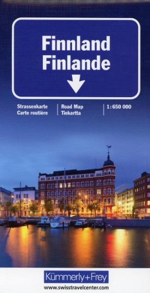 KuF Finnland 1:650 000 Straßenkarte