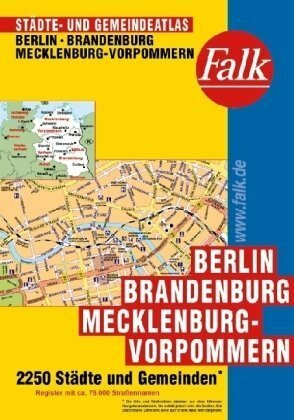 Falk Städte- und Gemeindeatlas Berlin, Brandenburg, Mecklenburg- Vorpommern