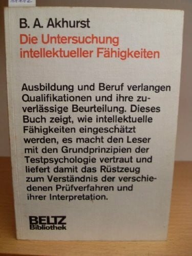 Die Untersuchung intellektueller Fähigkeiten.