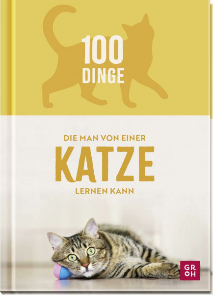 100 Dinge, die man von einer Katze lernen kann: Geschenk für Katzenliebhaber mit vielen Fotos und witzigen Texten