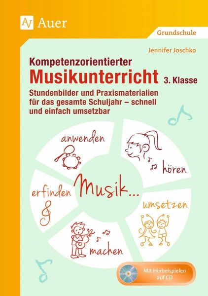 Kompetenzorientierter Musikunterricht 3. Klasse: Stundenbilder und Praxismaterialien für das gesamte Schuljahr - schnell und einfach umsetzbar (Kompetenzorientierter Unterricht Grundschule)