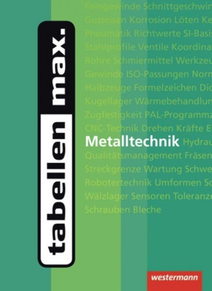 tabellen max. Metalltechnik