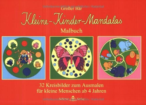 Kleine-Kinder-Mandalas: 32 Kreisbilder zum Ausmalen für kleine Menschen ab 4 Jahren