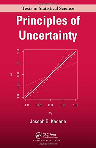 Principles of Uncertainty (Chapman & Hall/Crc Texts in Statistical Science)