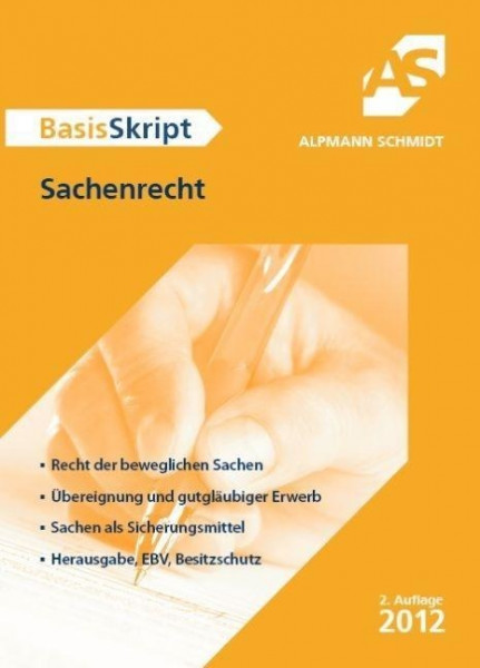 BasisSkript, Sachenrecht