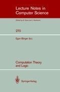 Computation Theory and Logic