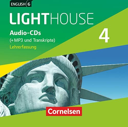English G Lighthouse - Allgemeine Ausgabe - Band 4: 8. Schuljahr: Audio-CDs (Vollfassung) - Audio-Dateien auch als MP3